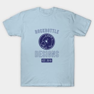 RockBottle Designs Logo (Blue) T-Shirt